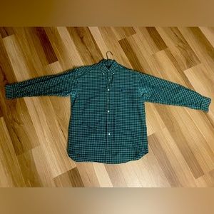 medium green polo Ralph Lauren Button down.